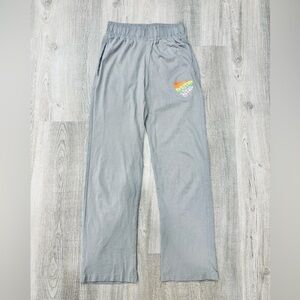 Coach Gray Joggers Lounge Pants with Rainbow Heart Small